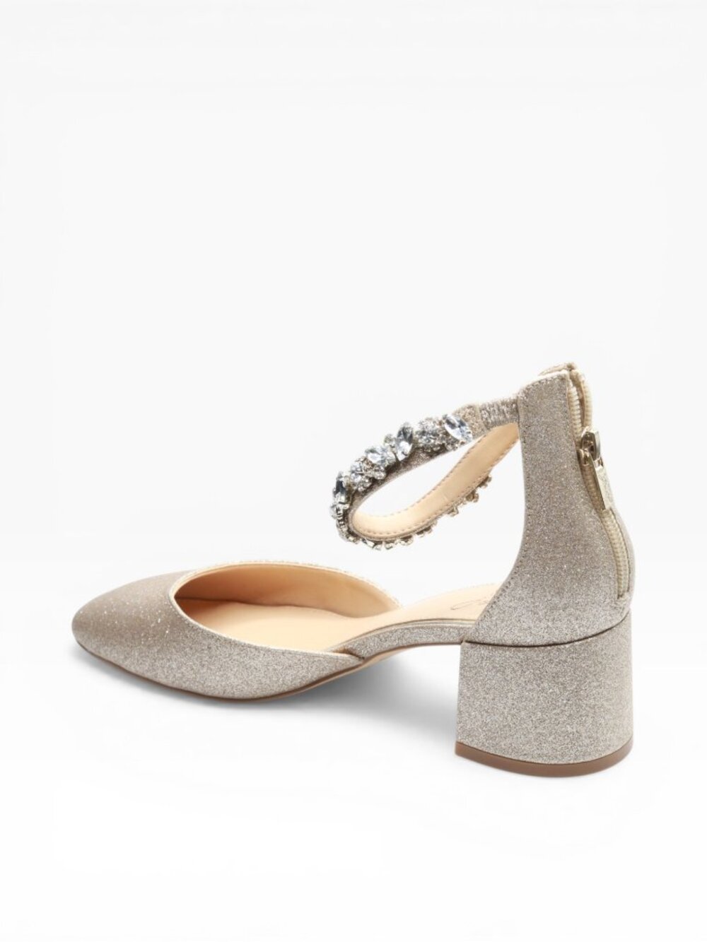 Jewel Badgley Mischka Cathleen Block Heel 7.5